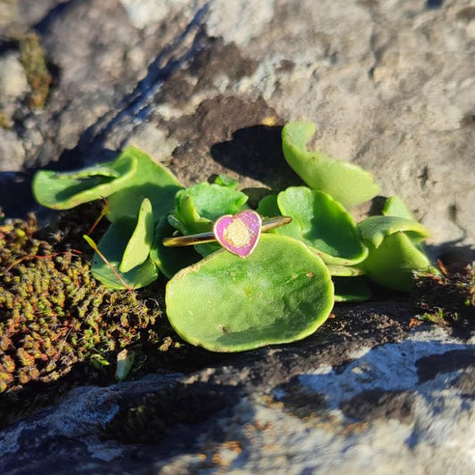 Un Cadeau Unique pour Femme – Bague Cœur en Or Sublime 💛