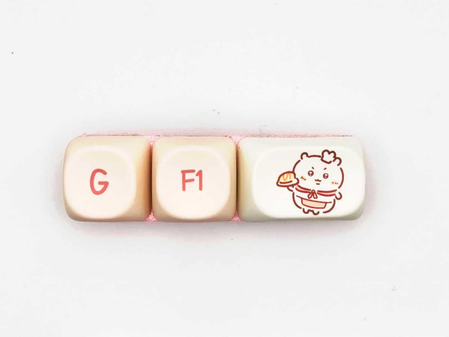 Ourson Kawaii J'AI FAIM | Barrette GEEK  Accroche :