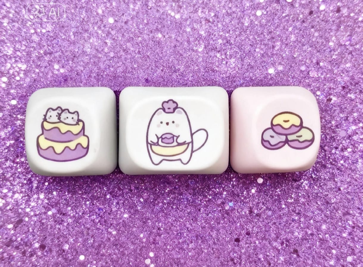 Chat Patissier & Chatons dans Gâteau | Barrette GEEK