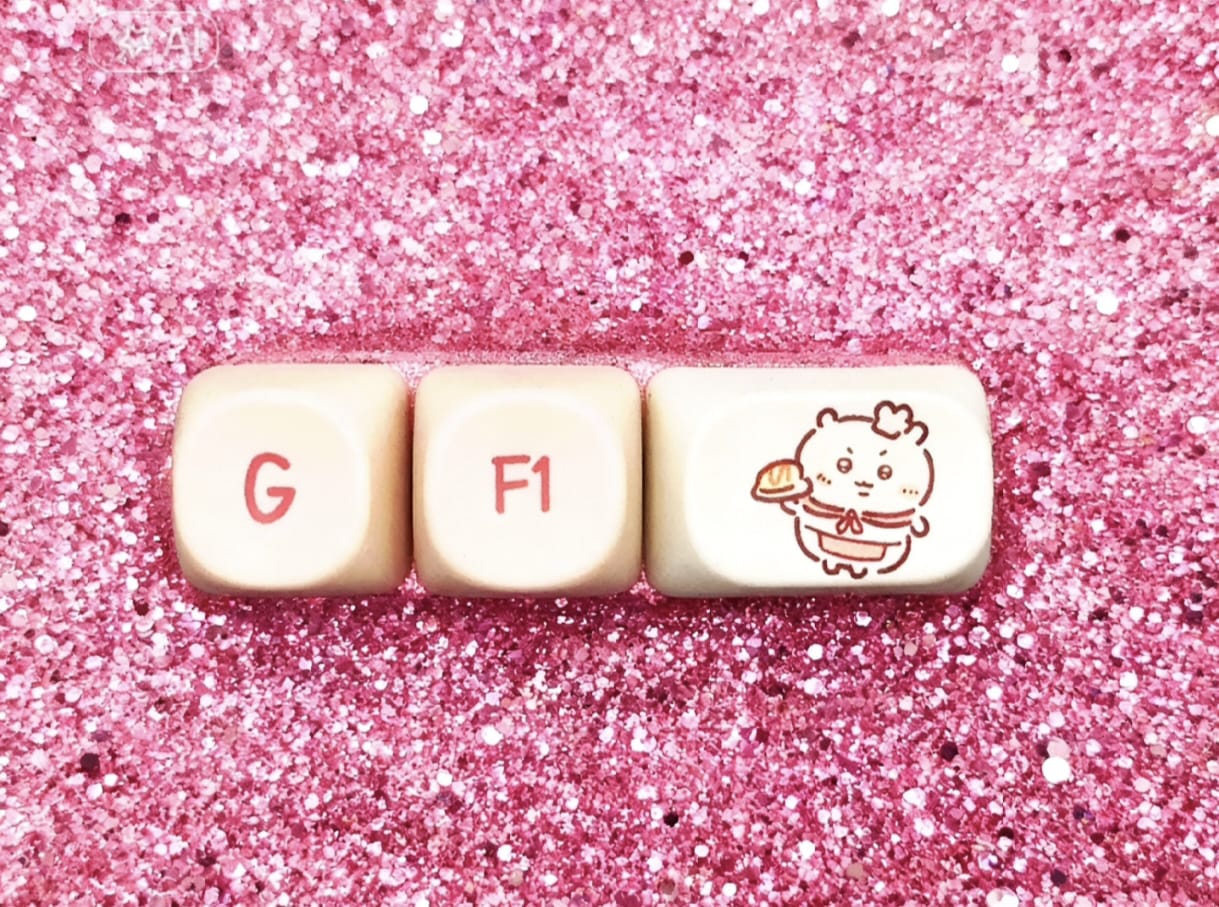 Ourson Kawaii J'AI FAIM | Barrette GEEK  Accroche :
