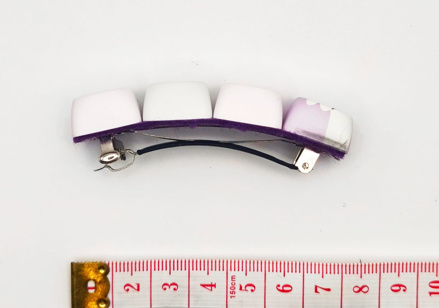 I ❤️ U avec Petit Chat Blanc | Barrette GEEK