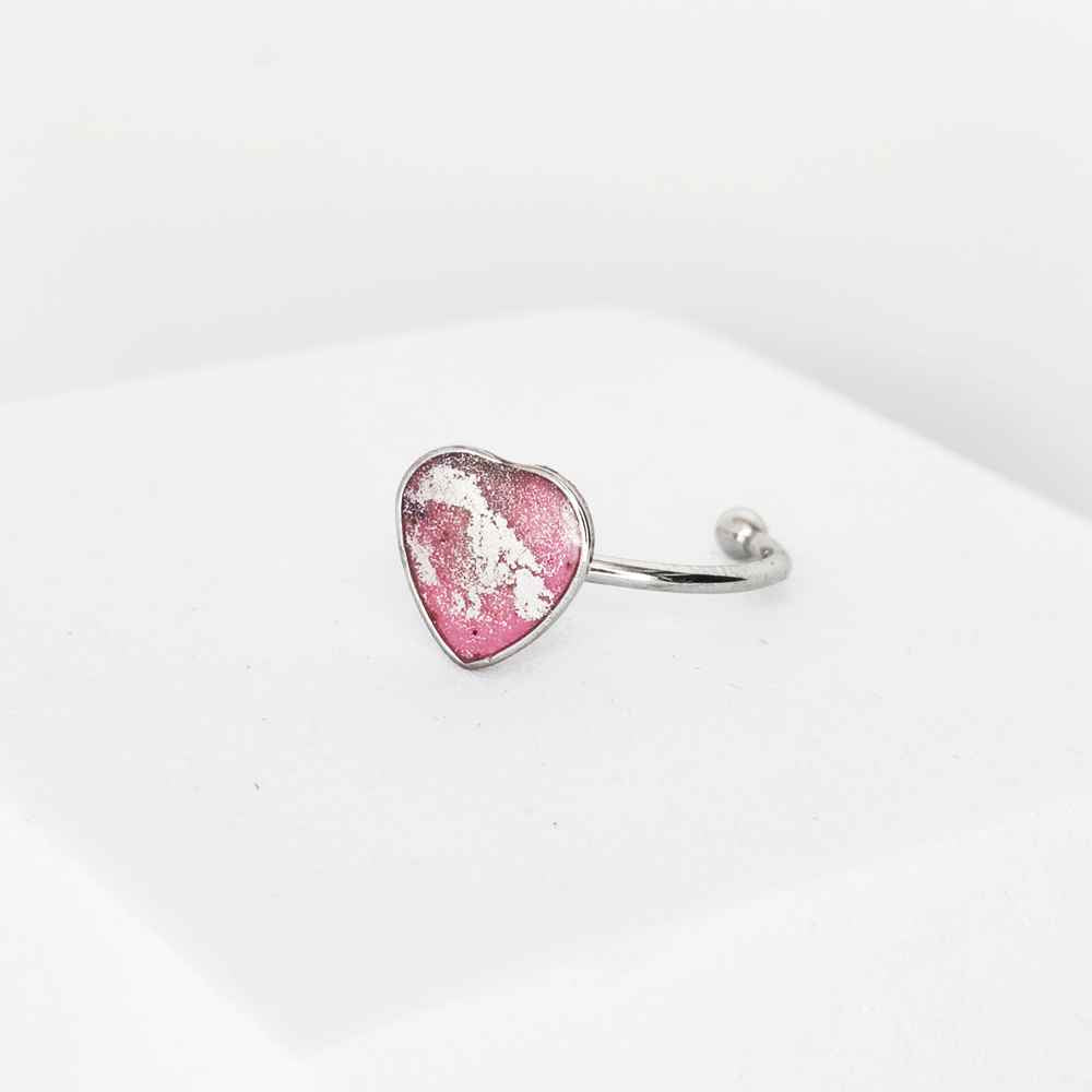 Bague fine cœur 9mm Sérieuses Gamineries cadeau pour femme