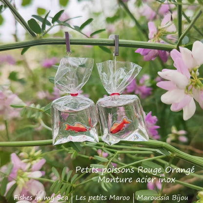 Boucles d'Oreilles Kawaii Poissons de Fête Foraine | Fishes in my Sea