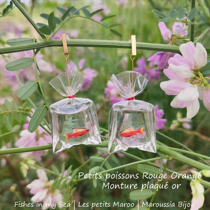 Boucles d'Oreilles Kawaii Poissons de Fête Foraine | Fishes in my Sea