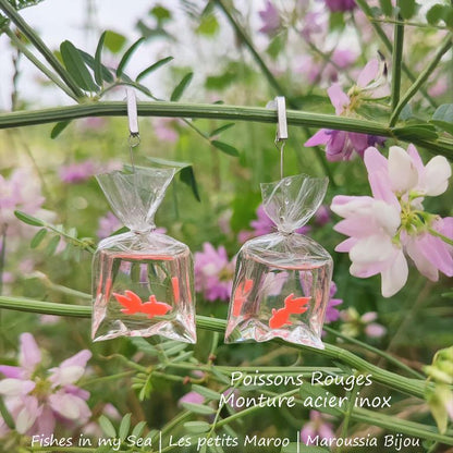 Boucles d'Oreilles Kawaii Poissons de Fête Foraine | Fishes in my Sea