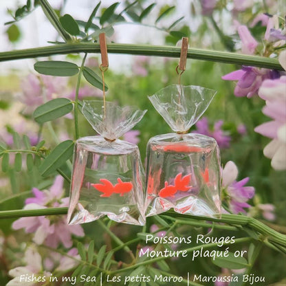 Boucles d'Oreilles Kawaii Poissons de Fête Foraine | Fishes in my Sea