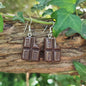 Boucles d'Oreilles Chocolat Noir 