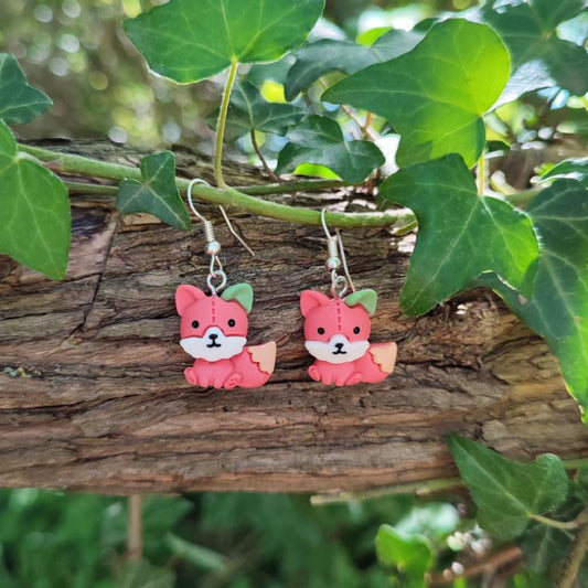 Boucles d'oreilles Renard