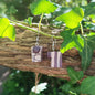 boucles d'oreilles macaron chocolat gâteau chocolat