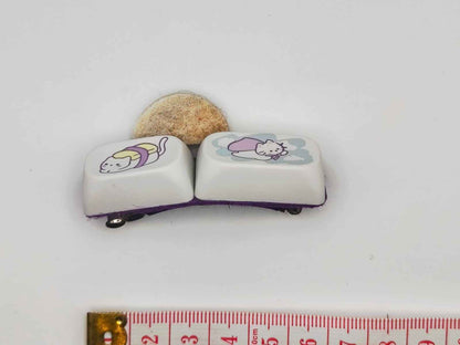 Chat Sushi & Chat Super-Héros | Barrette GEEK