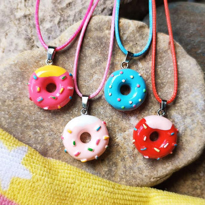 Colliers Donut  Kawaii | 4 Couleurs Délicieuses | Les Petits Maroo