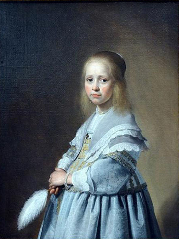Portrait d'une Jeune Fille en Bleu, 1641