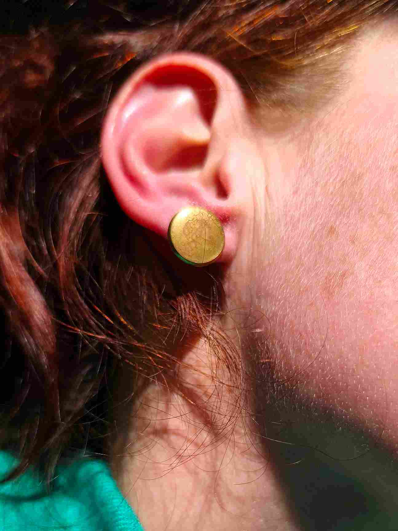 puces oreilles rondes or portées